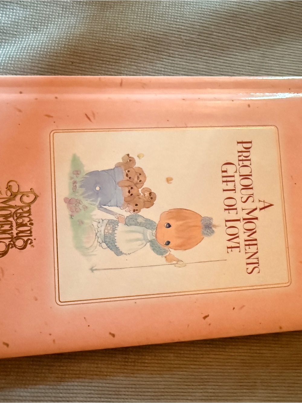 Precious Moments Pink Decorative Keepsake Book Cover